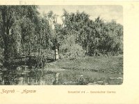 Botanički vrt. Mihanovićeva ulica, 1900. godine